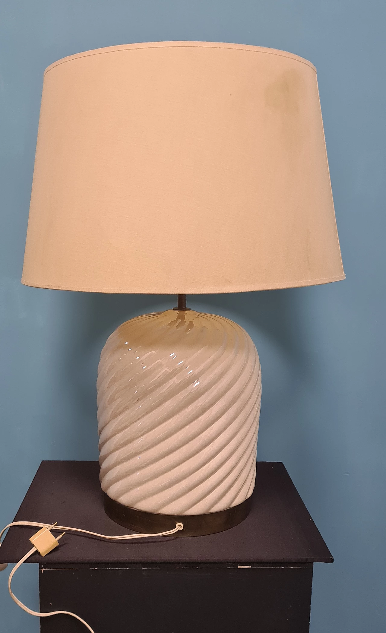 Ceramic table lamp by Tommaso Barbi, 1970s 9