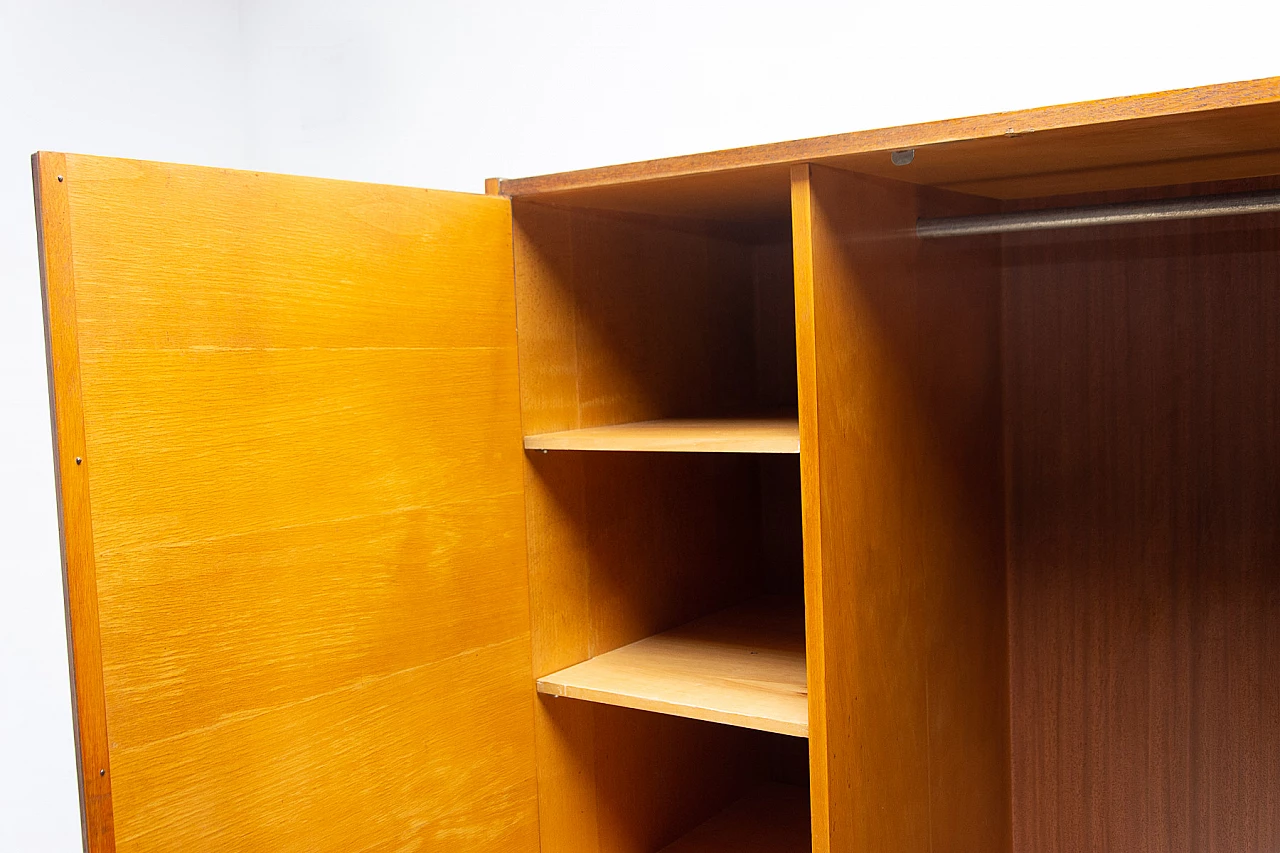 Armadio in noce e compensato, anni '60 11