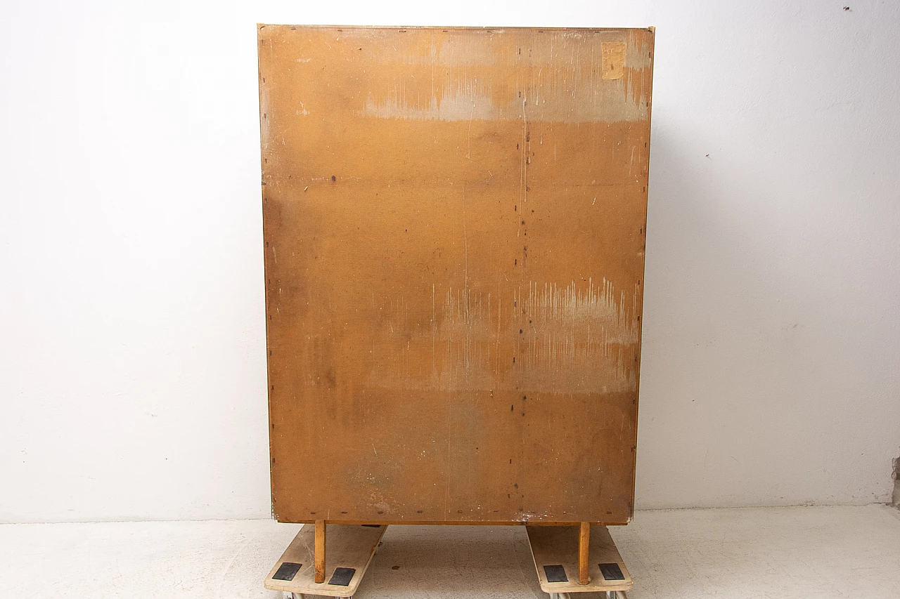 Walnut and plywood wardrobe, 1960s 14
