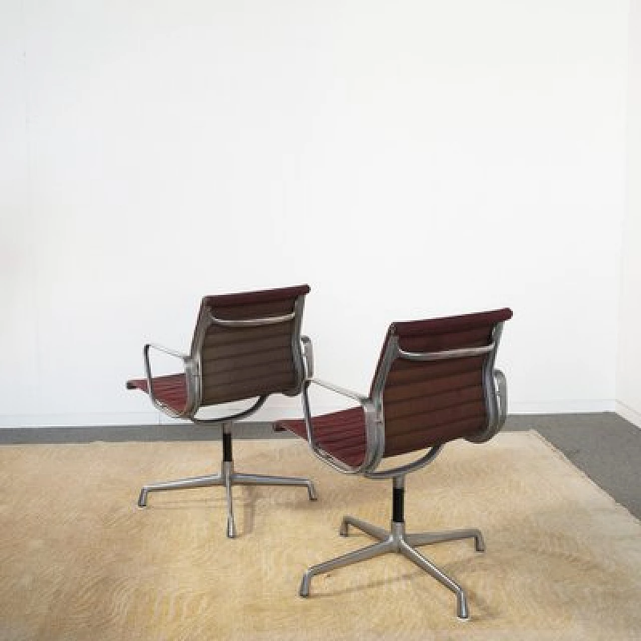 Coppia di poltrone di Charles & Ray Eames per Herman Miller, anni '70 3