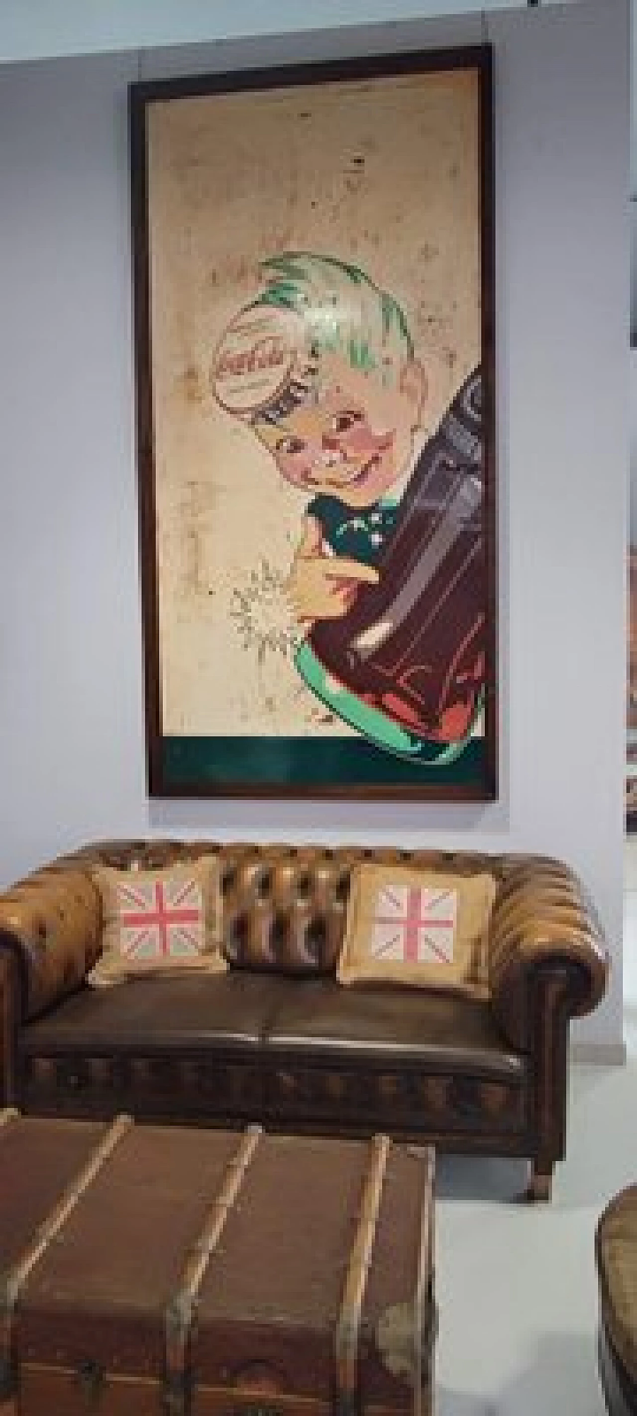 Insegna Coca Cola con Sprite boy, anni '40 3