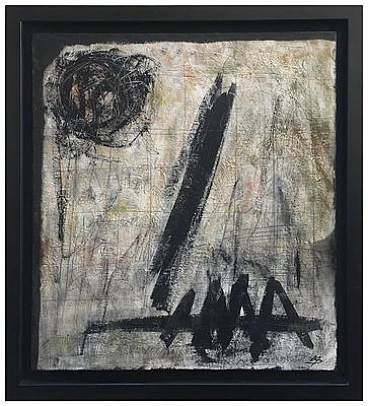 Massimo D'Orta, For You, mixed media on canvas, 2007