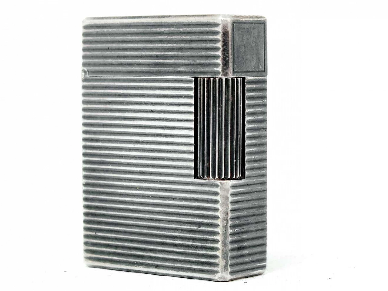 S.T. Dupont lighter in plated silver, 1960s 6