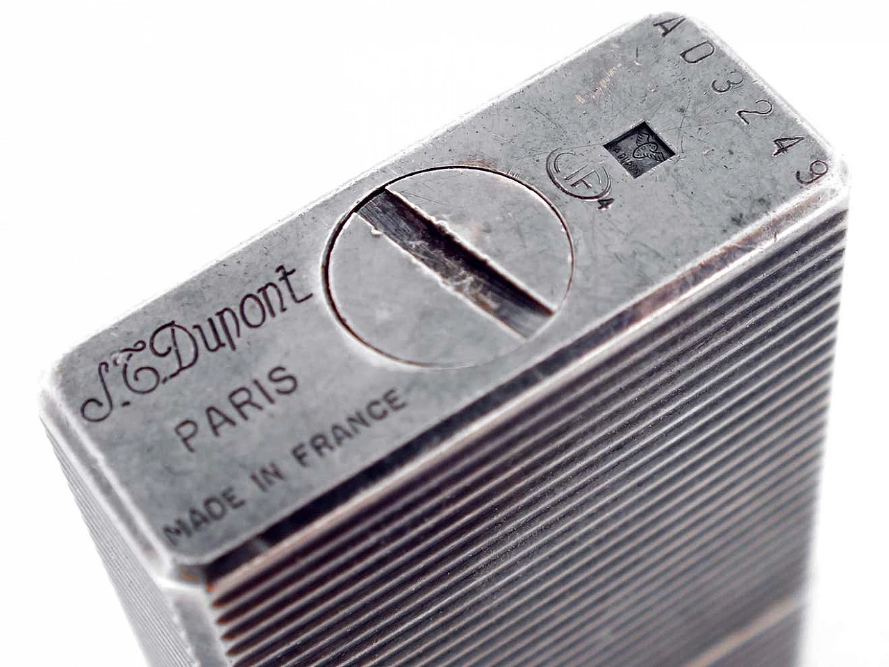 S.T. Dupont lighter in plated silver, 1960s 12