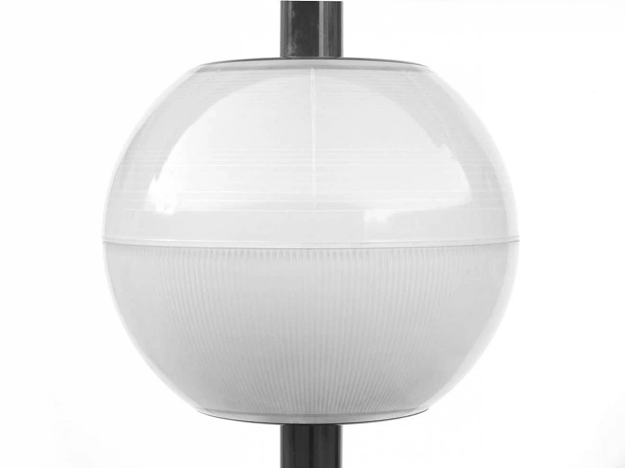 Marble, glass and galvanised metal floor lamp by Stilnovo, 1960s 8