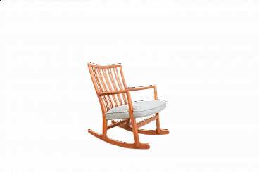 ML33 rocking chair by Hans J. Wegner for A/S Mikael Laursen, 1950s