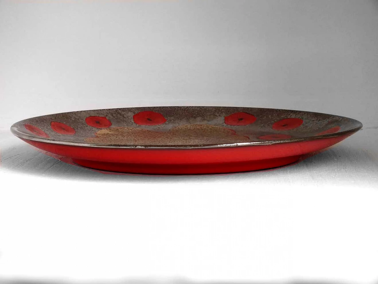 Ceramic plate by Pippo Pozzi, 1960s 5