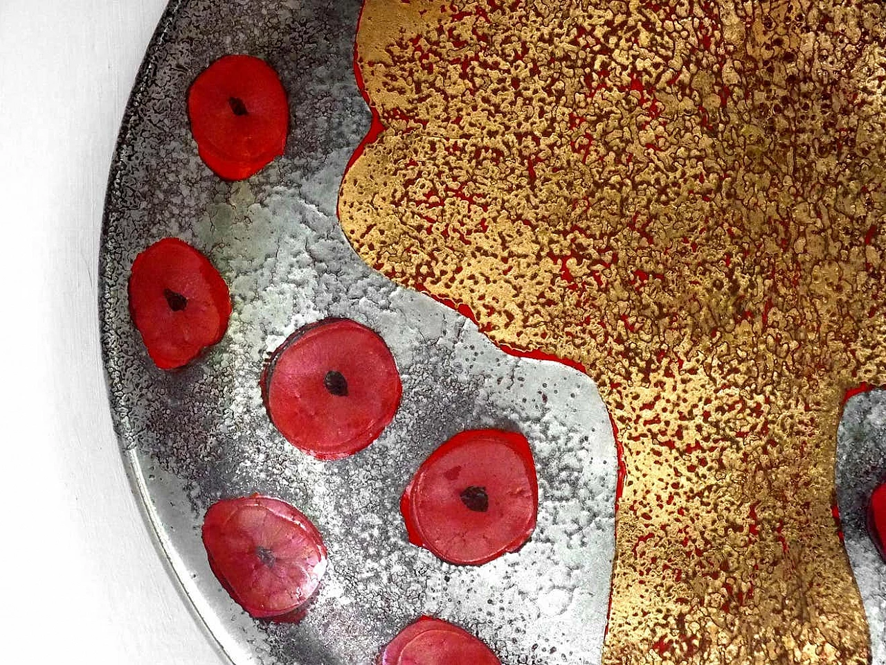 Ceramic plate by Pippo Pozzi, 1960s 7