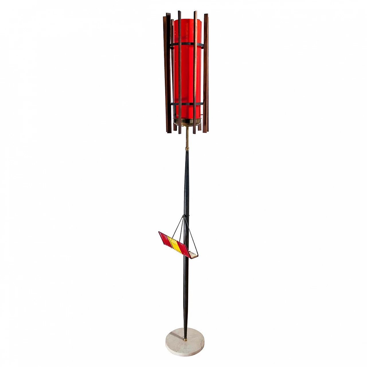 Floor lamp in layered Murano glass for Vistosi, 1950s 1