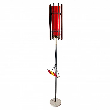 Floor lamp in layered Murano glass for Vistosi, 1950s
