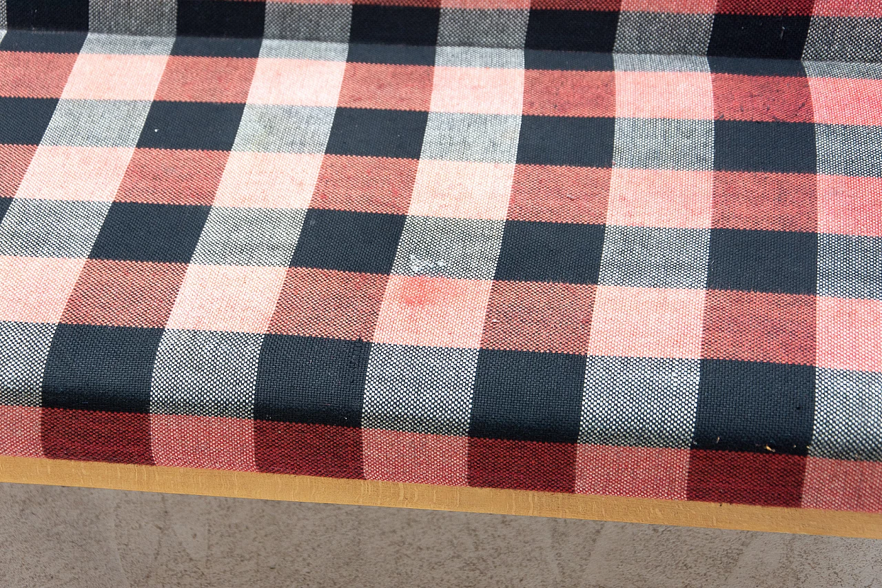 Beech and fabric sofa bed by Miroslav Navrátil, 1960s 8