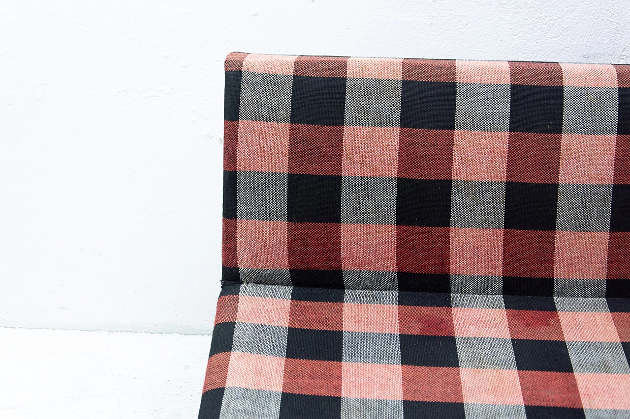 Beech and fabric sofa bed by Miroslav Navrátil, 1960s 9