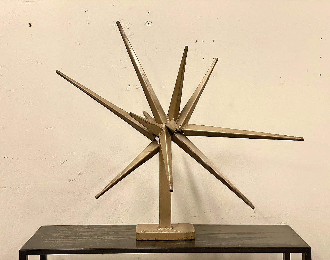 Gilded iron sculpture, 1970s 1