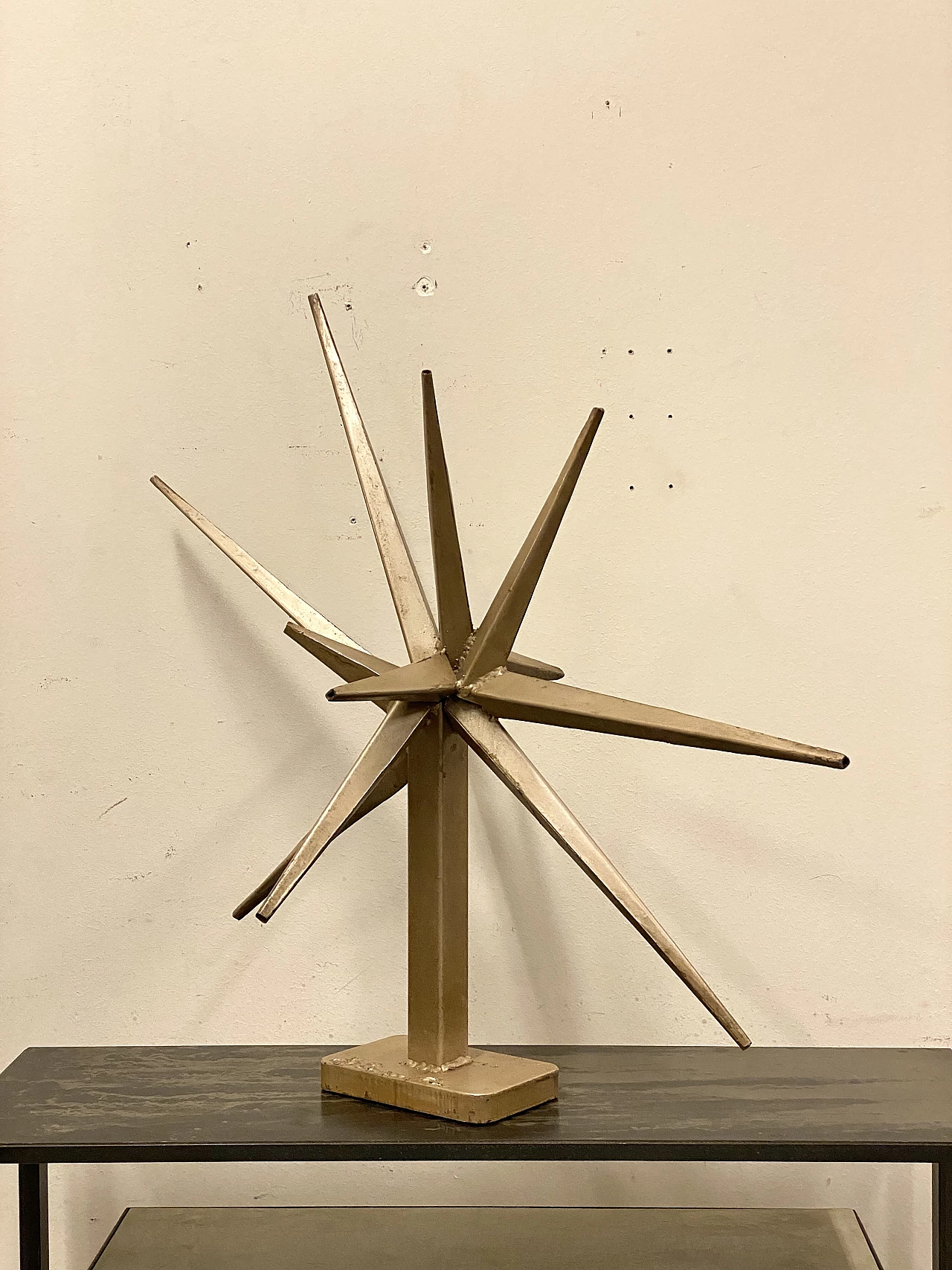 Gilded iron sculpture, 1970s 3