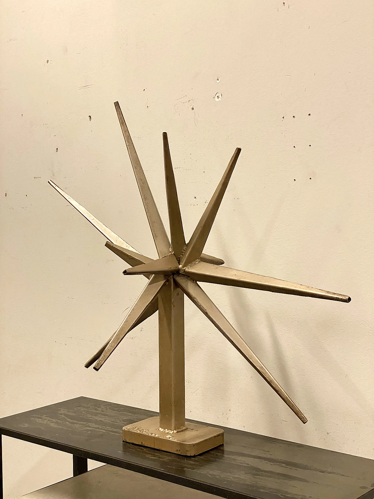 Gilded iron sculpture, 1970s 4