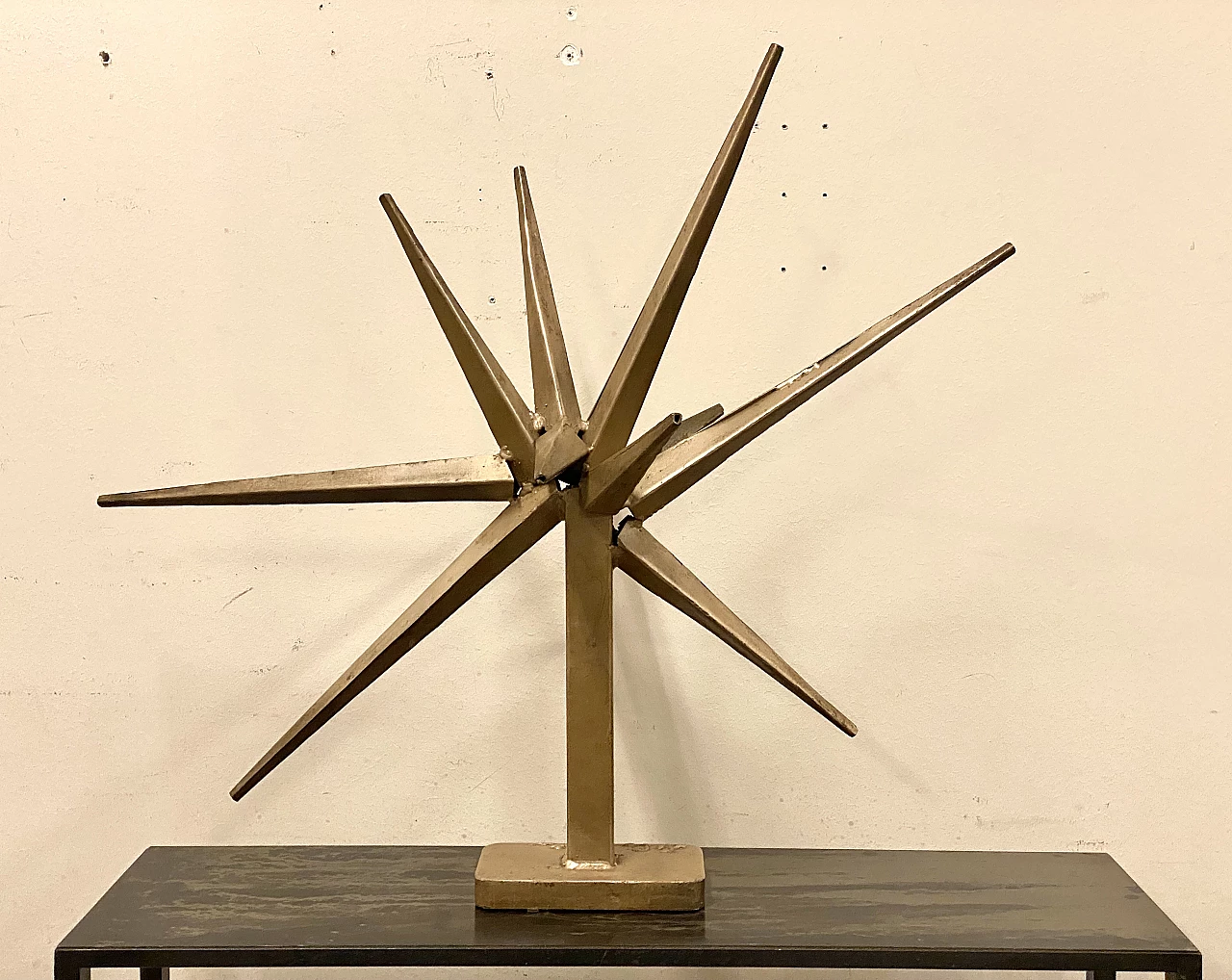 Gilded iron sculpture, 1970s 7