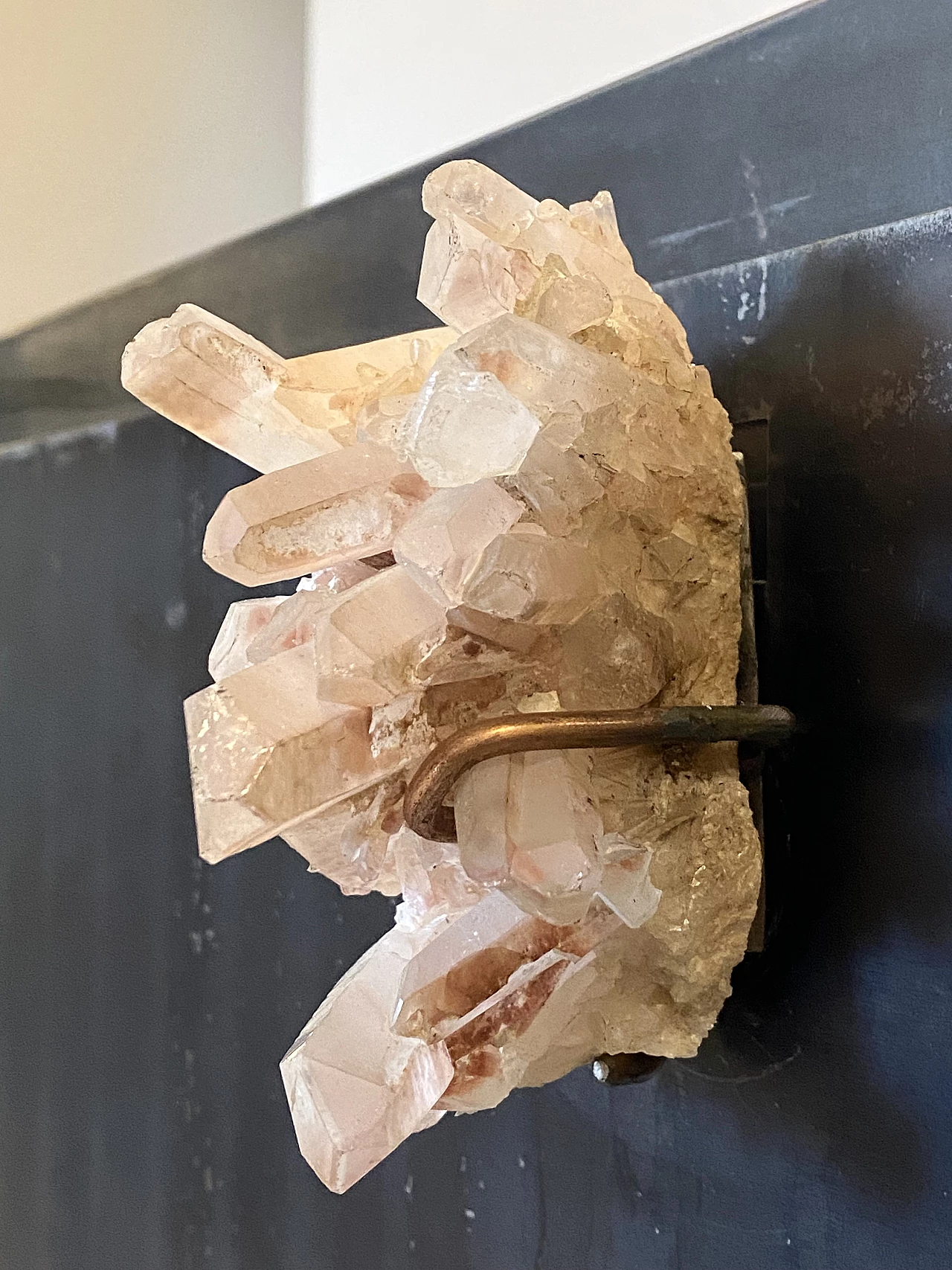 Iron dresser with quartz knobs, 1990s 4