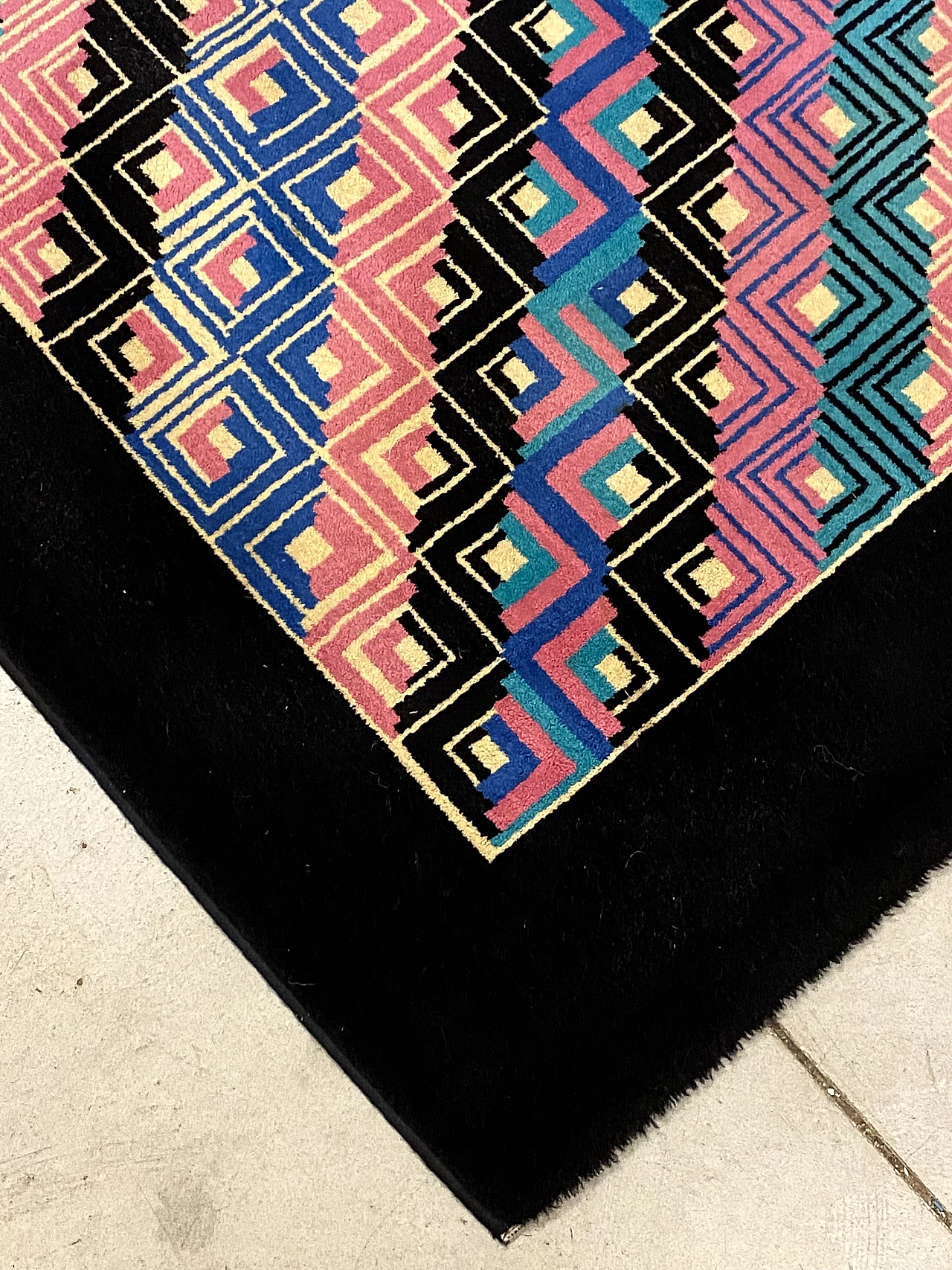 Diagonal Estate rug by Missoni, 1980s 4