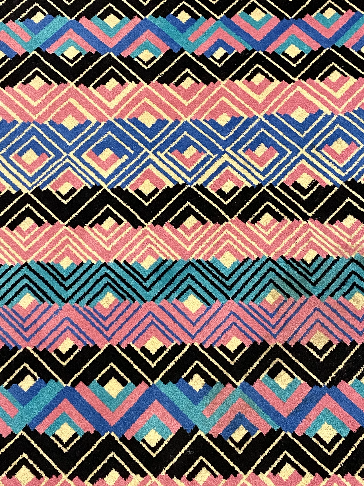 Diagonal Estate rug by Missoni, 1980s 5