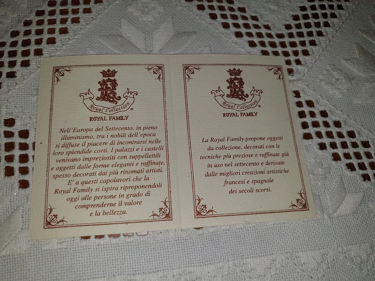 Antiqued ceramic tray by Royal Family, 1970s 3