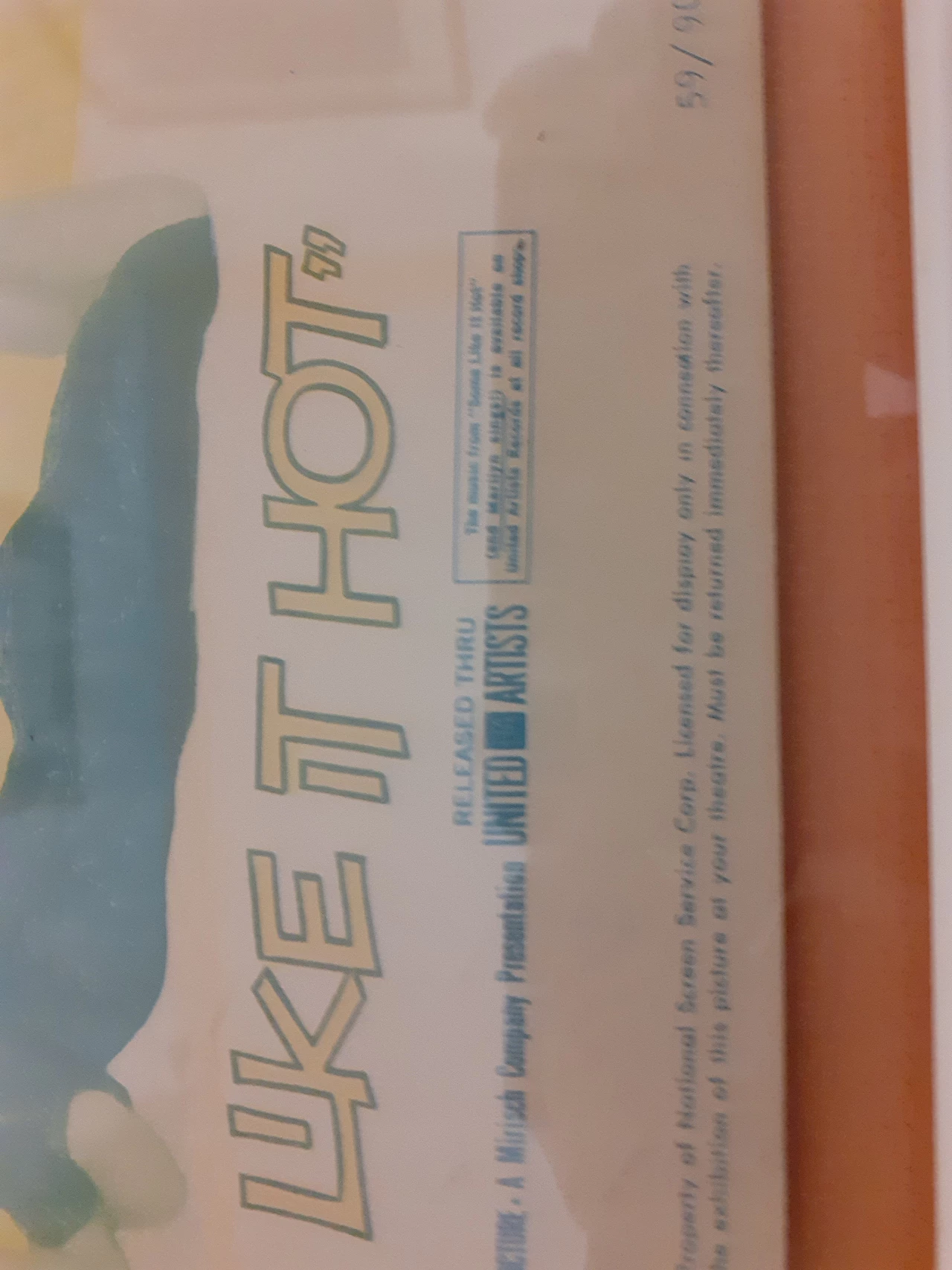 Manifesto cinematografico di Some Like It Hot, 1959 7