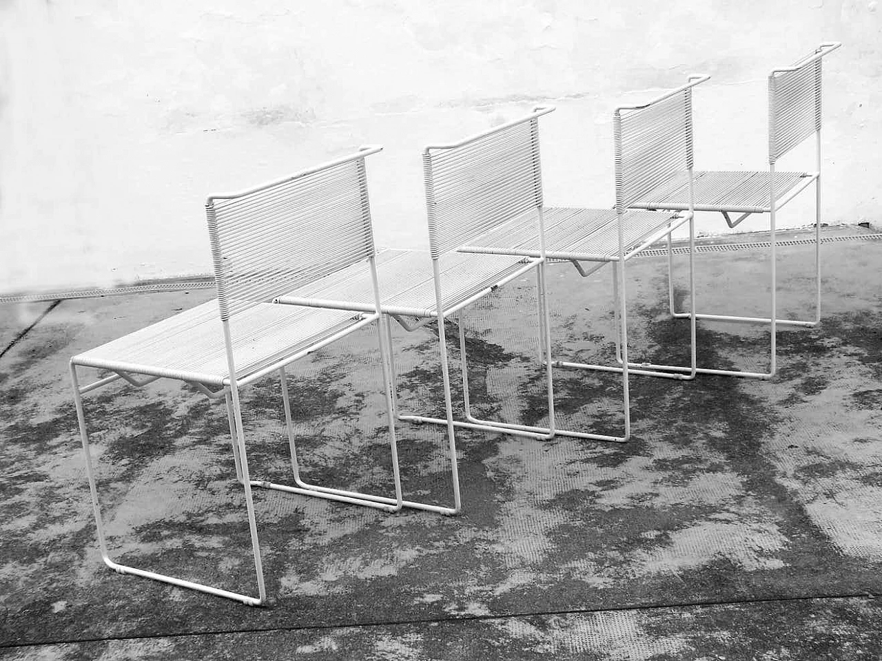 4 Spaghetti chairs by Giandomenico Belotti for Fly Line, 1970s 9