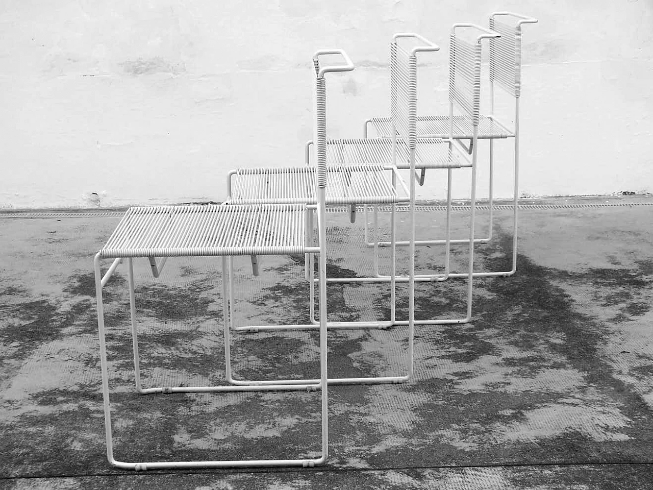 4 Spaghetti chairs by Giandomenico Belotti for Fly Line, 1970s 10