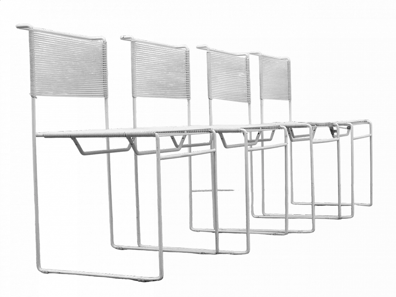 4 Spaghetti chairs by Giandomenico Belotti for Fly Line, 1970s 12