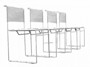 4 Spaghetti chairs by Giandomenico Belotti for Fly Line, 1970s