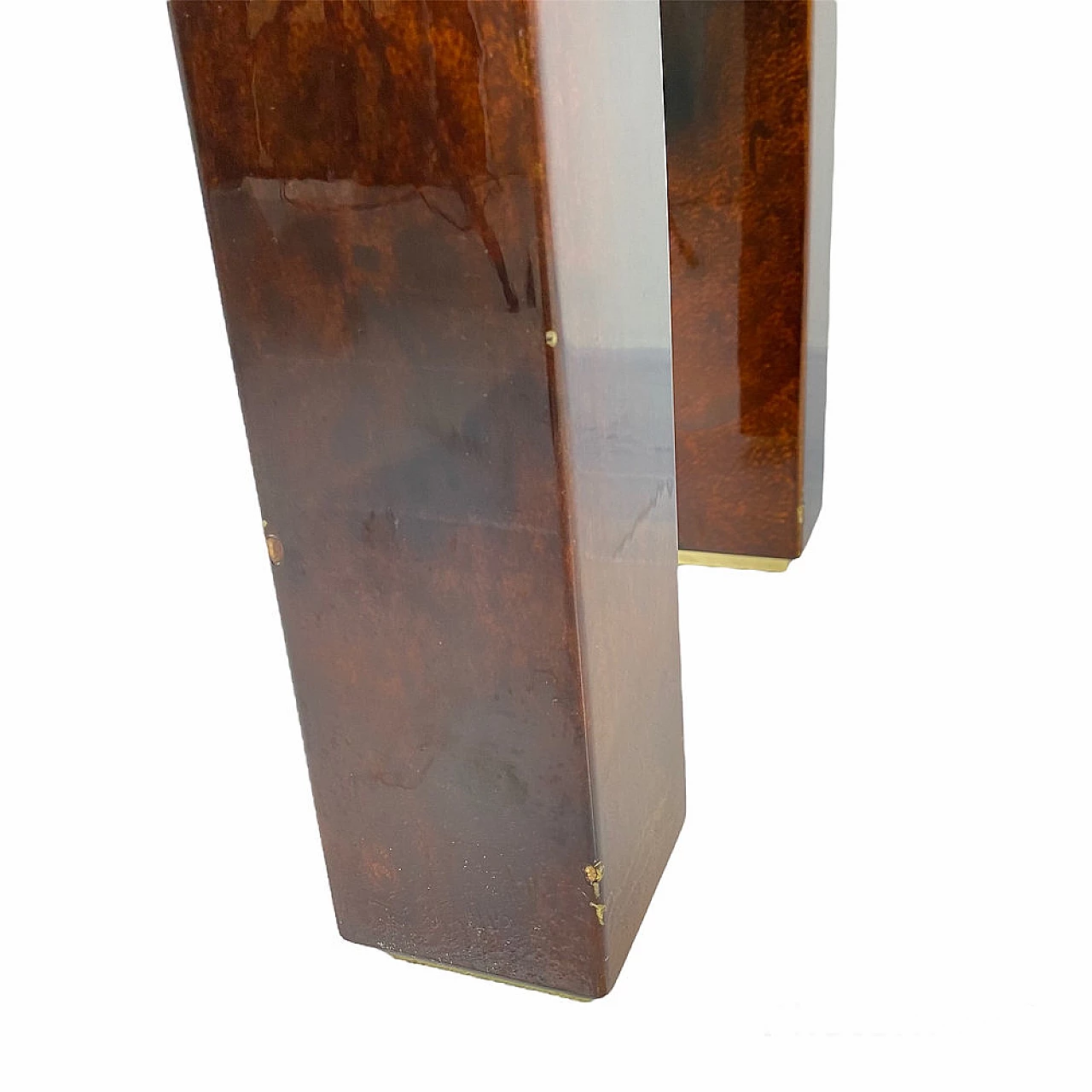 Parchment-covered console table by Aldo Tura, 1960s 7