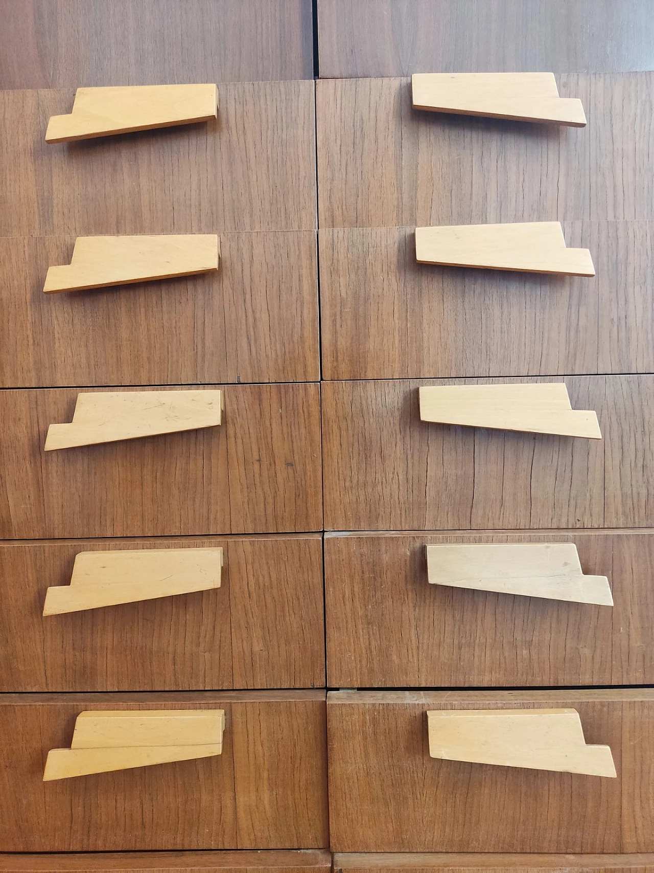 Credenza alta con cassetti e ante nello stile di Gio Ponti, anni '60 6