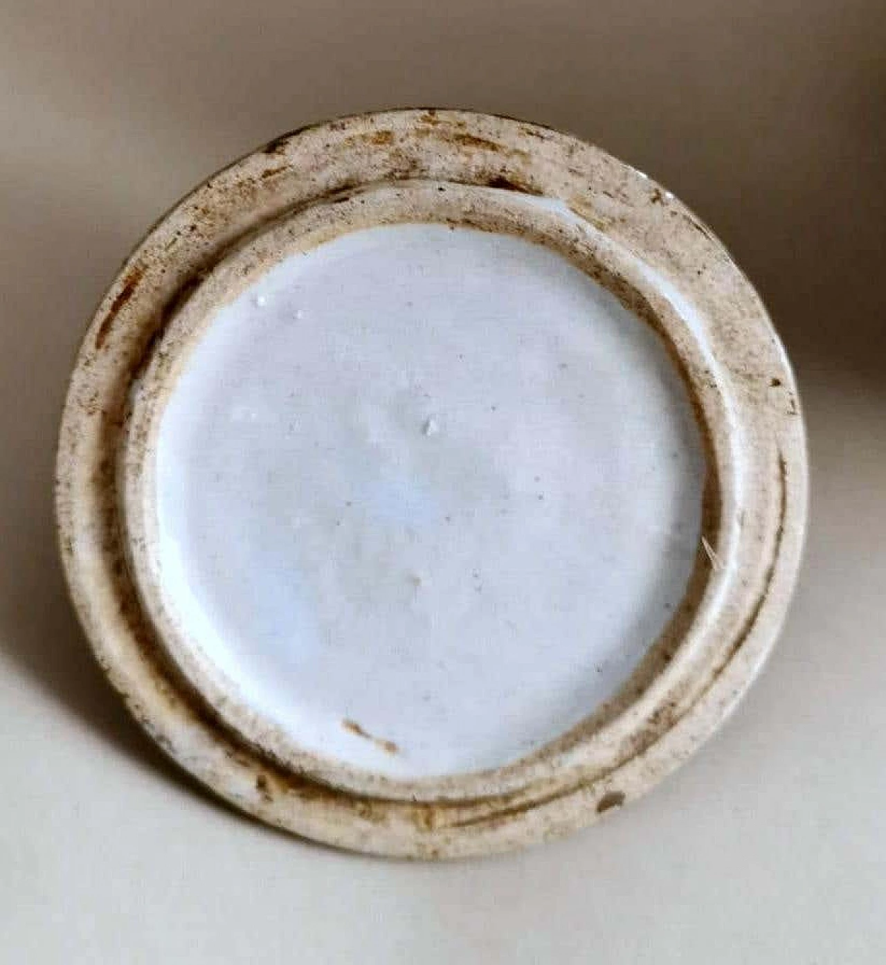 Chinese porcelain ginger jar with cobalt blue decoration and lid, late 19th century 15