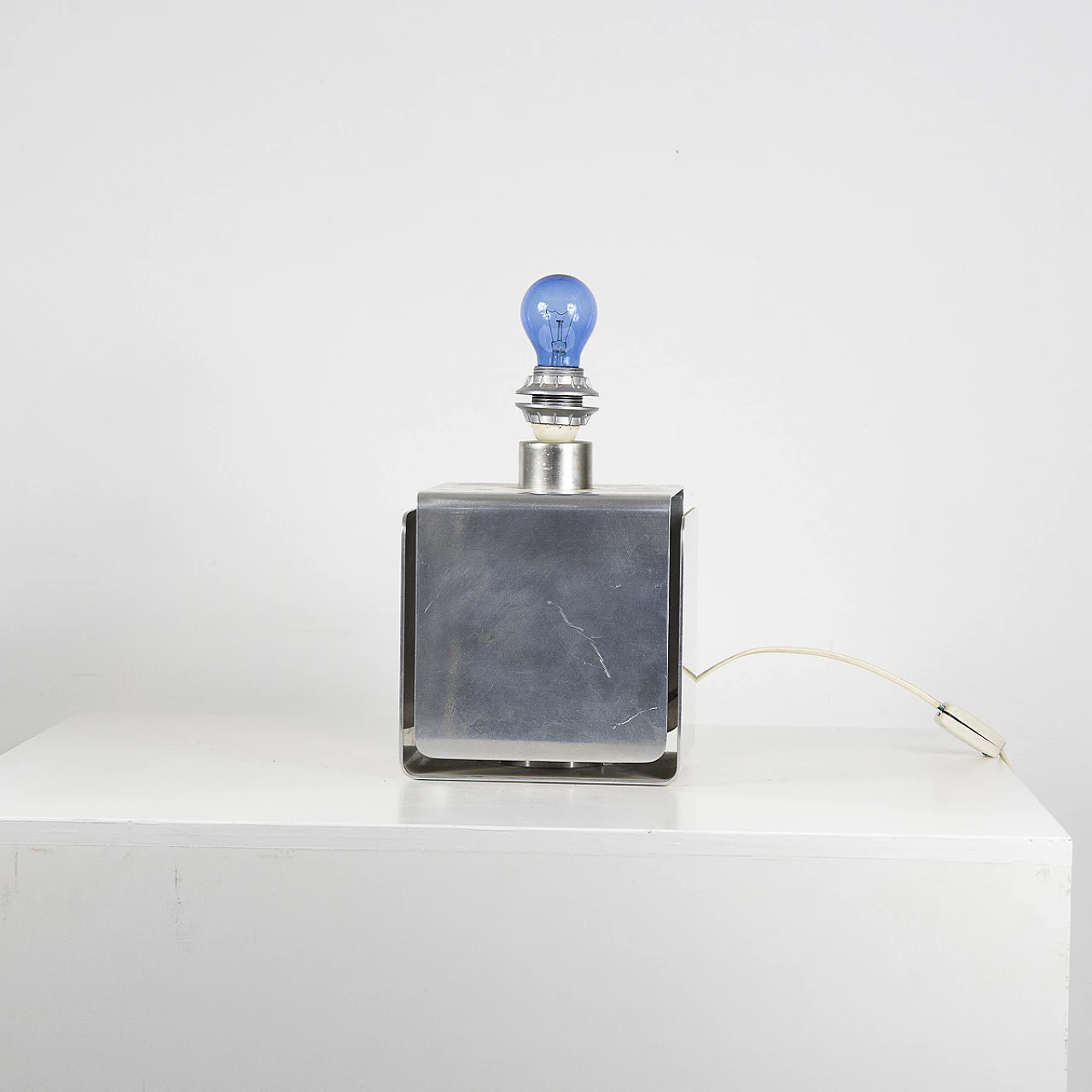 Aluminium table lamp, 1970s 2