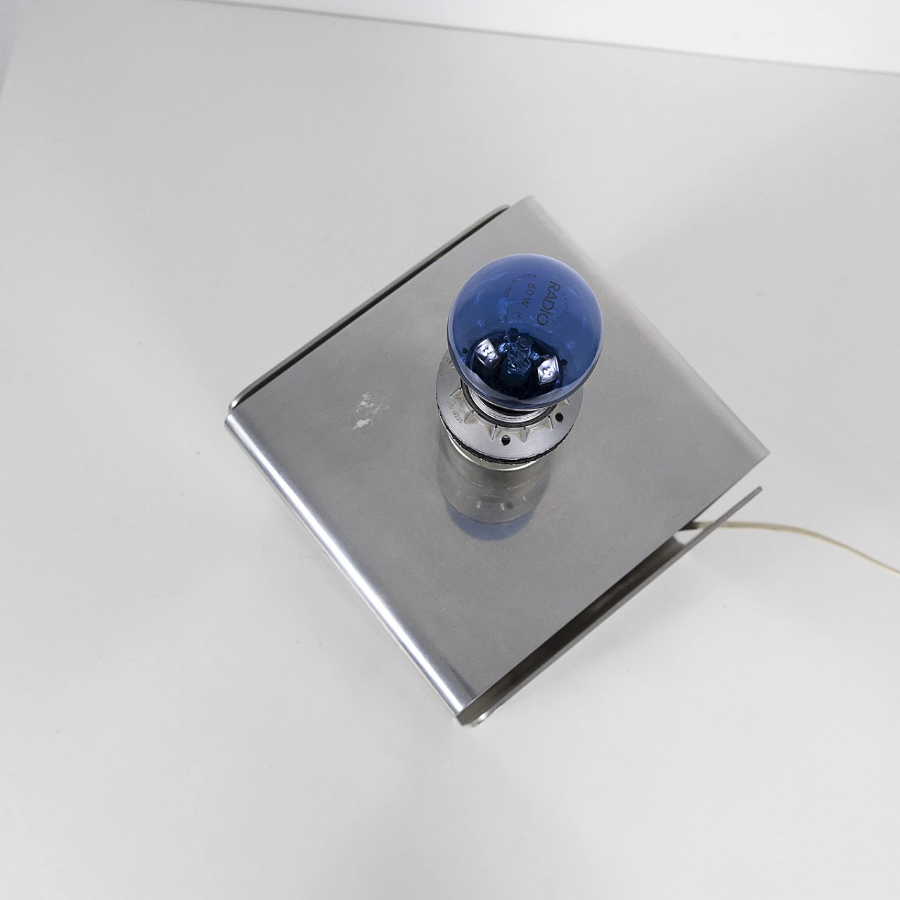 Aluminium table lamp, 1970s 4