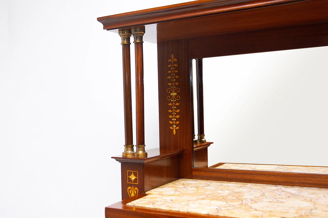 Vetrina in stile secessionista in mogano, anni '10 7