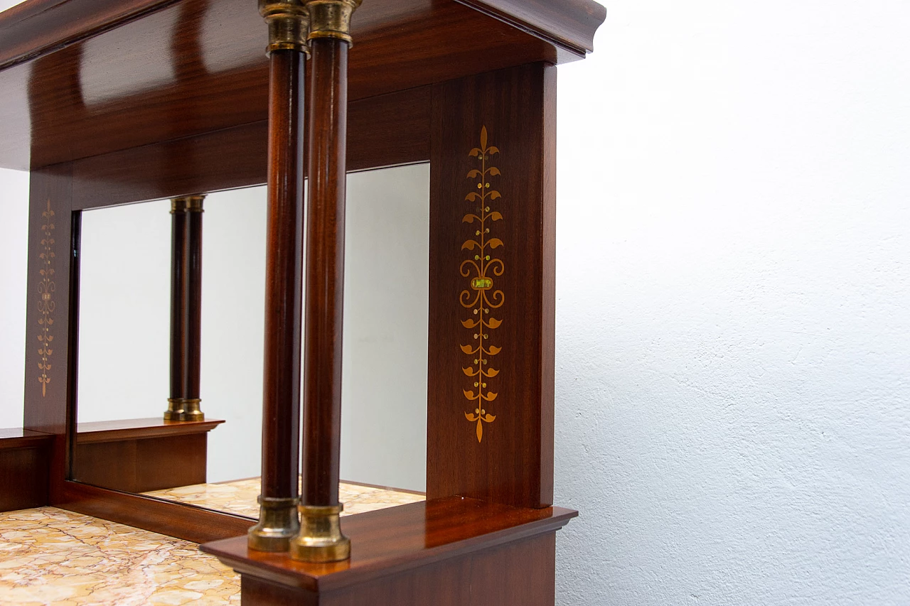 Vetrina in stile secessionista in mogano, anni '10 8