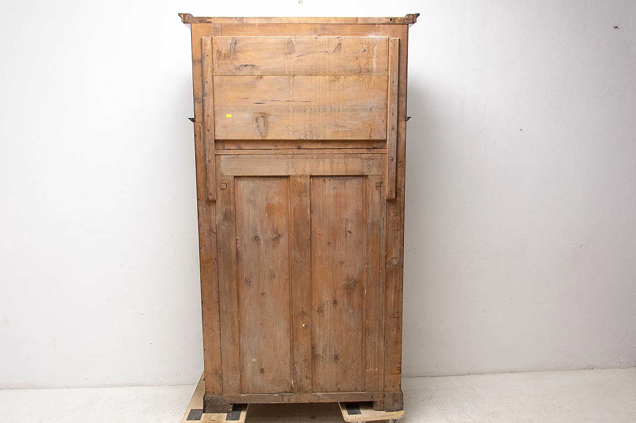 Vetrina in stile secessionista in mogano, anni '10 15