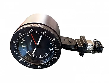 Orologio in metallo e plastica di Italora, anni '70