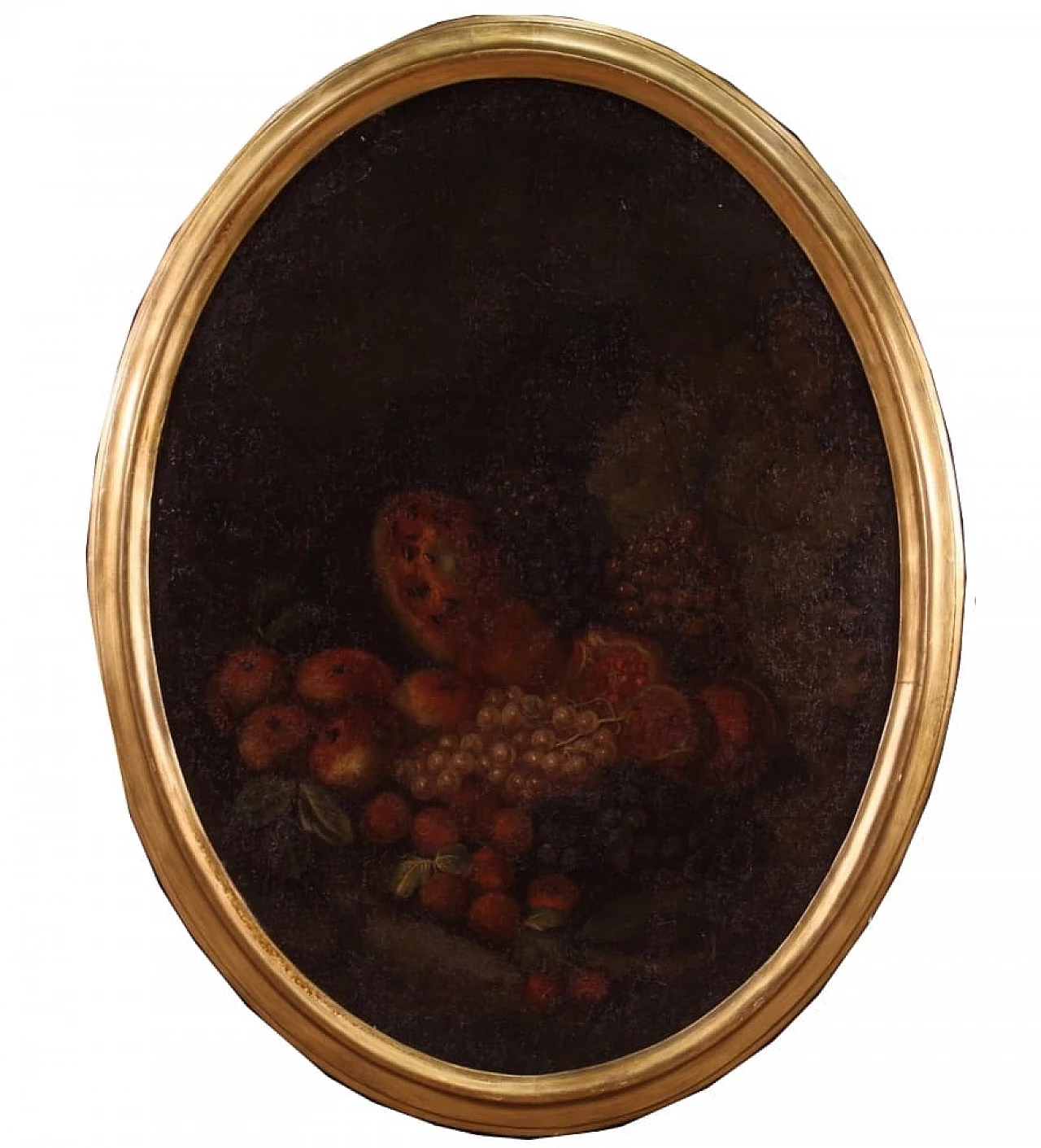 Still life with fruit, oil painting on canvas, 18th century 13