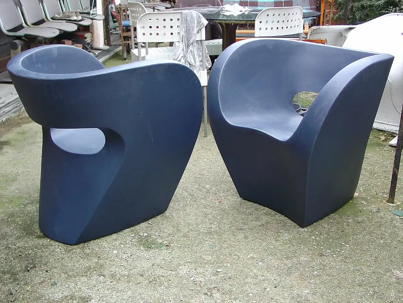 Pair of Little Albert armchairs by Ron Arad Moroso, 2000s 3
