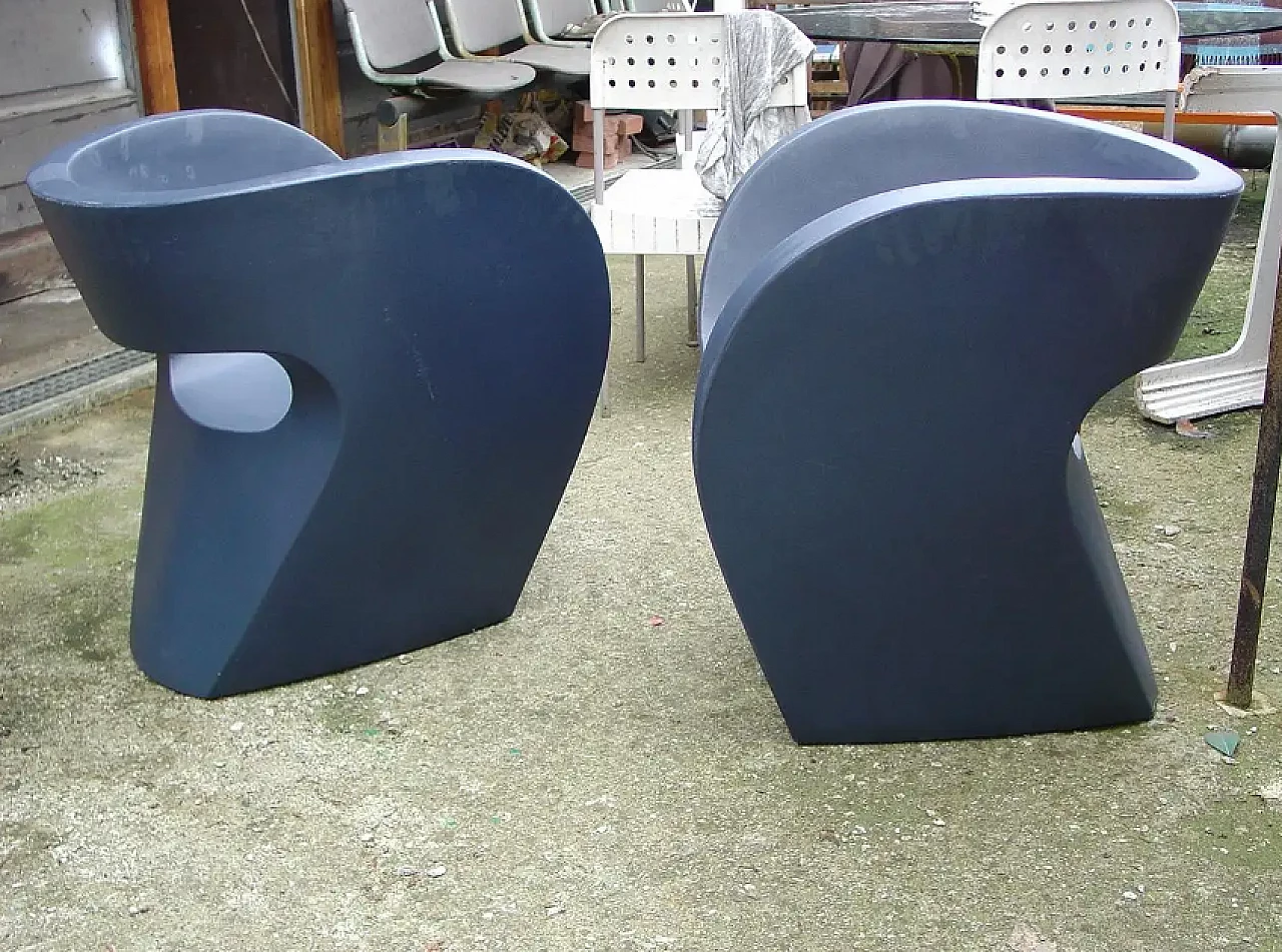 Pair of Little Albert armchairs by Ron Arad Moroso, 2000s 4