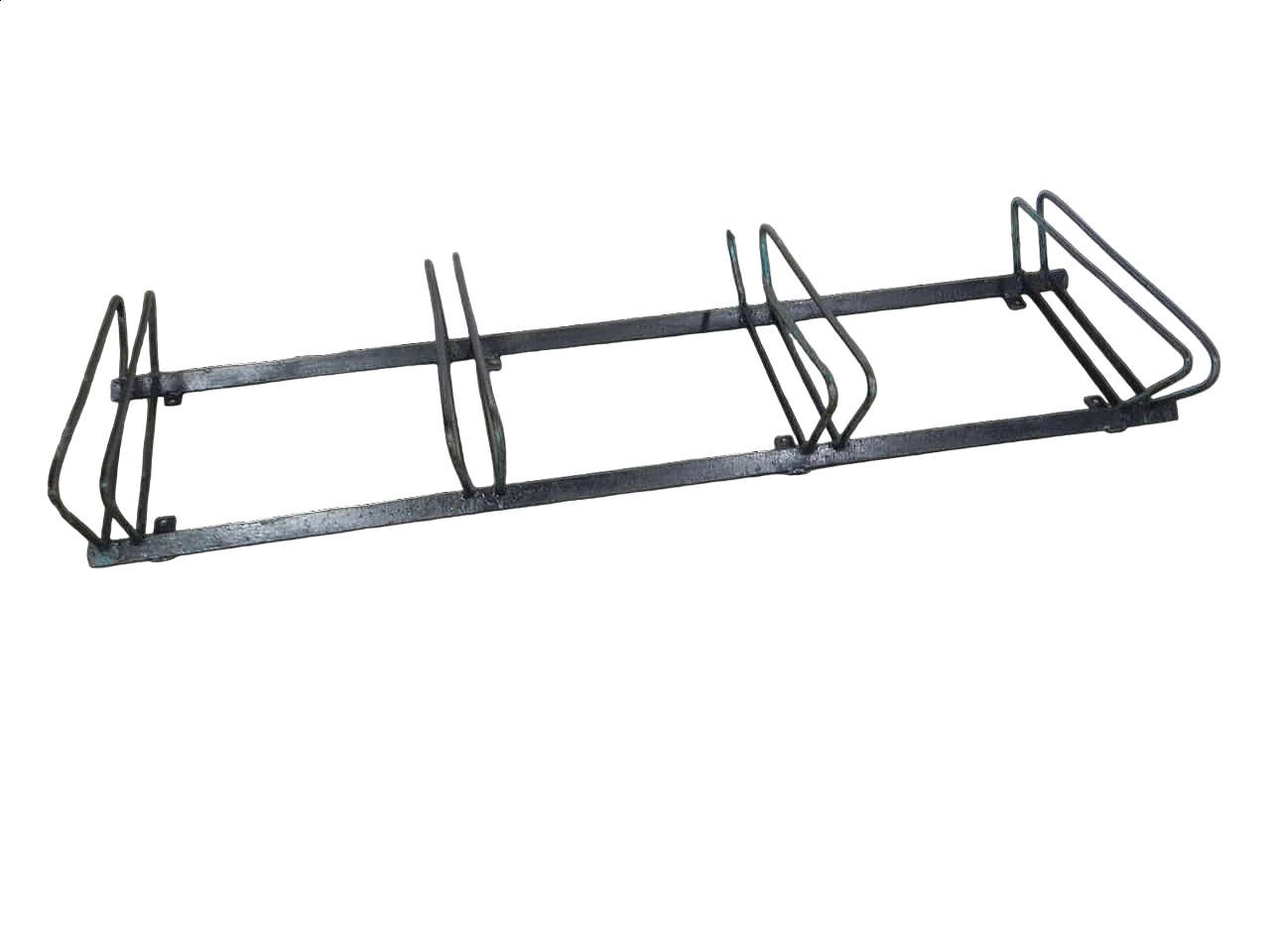 Four-seater iron bicycle rack, 1960s 10
