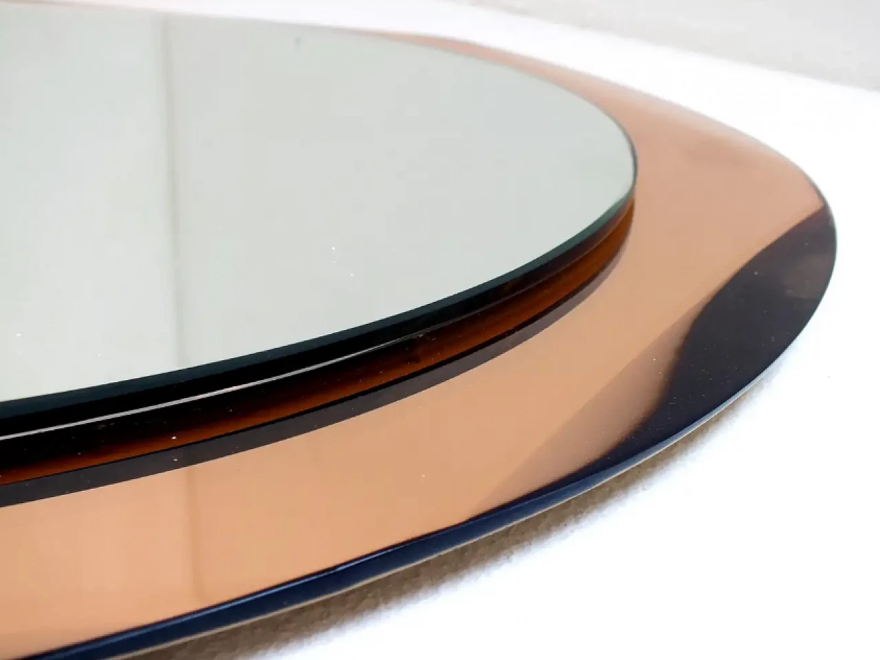 Specchio d'arte di Antonio Lupi per Luxor Cristal, anni '50 4