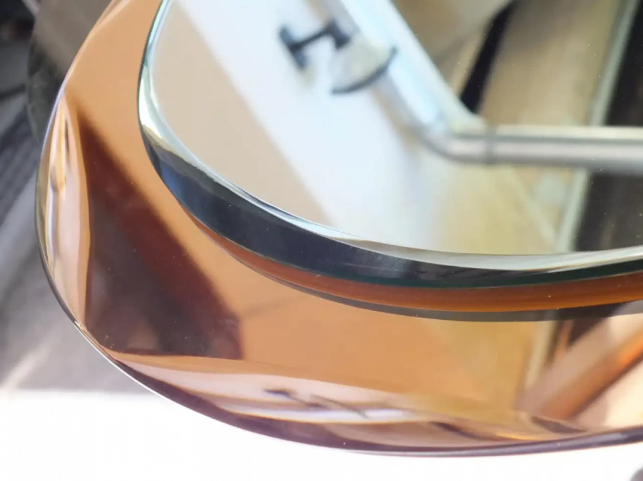 Specchio d'arte di Antonio Lupi per Luxor Cristal, anni '50 6