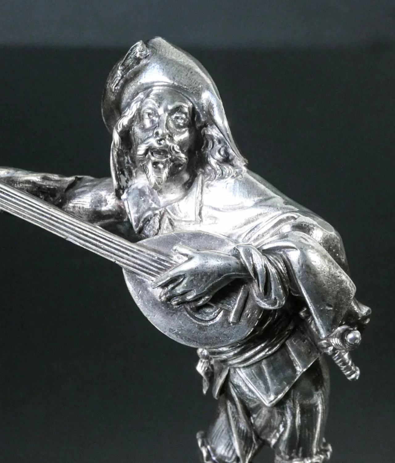 Players, pair of sheffield sculptures by Emile Guillemin, 19th century 3