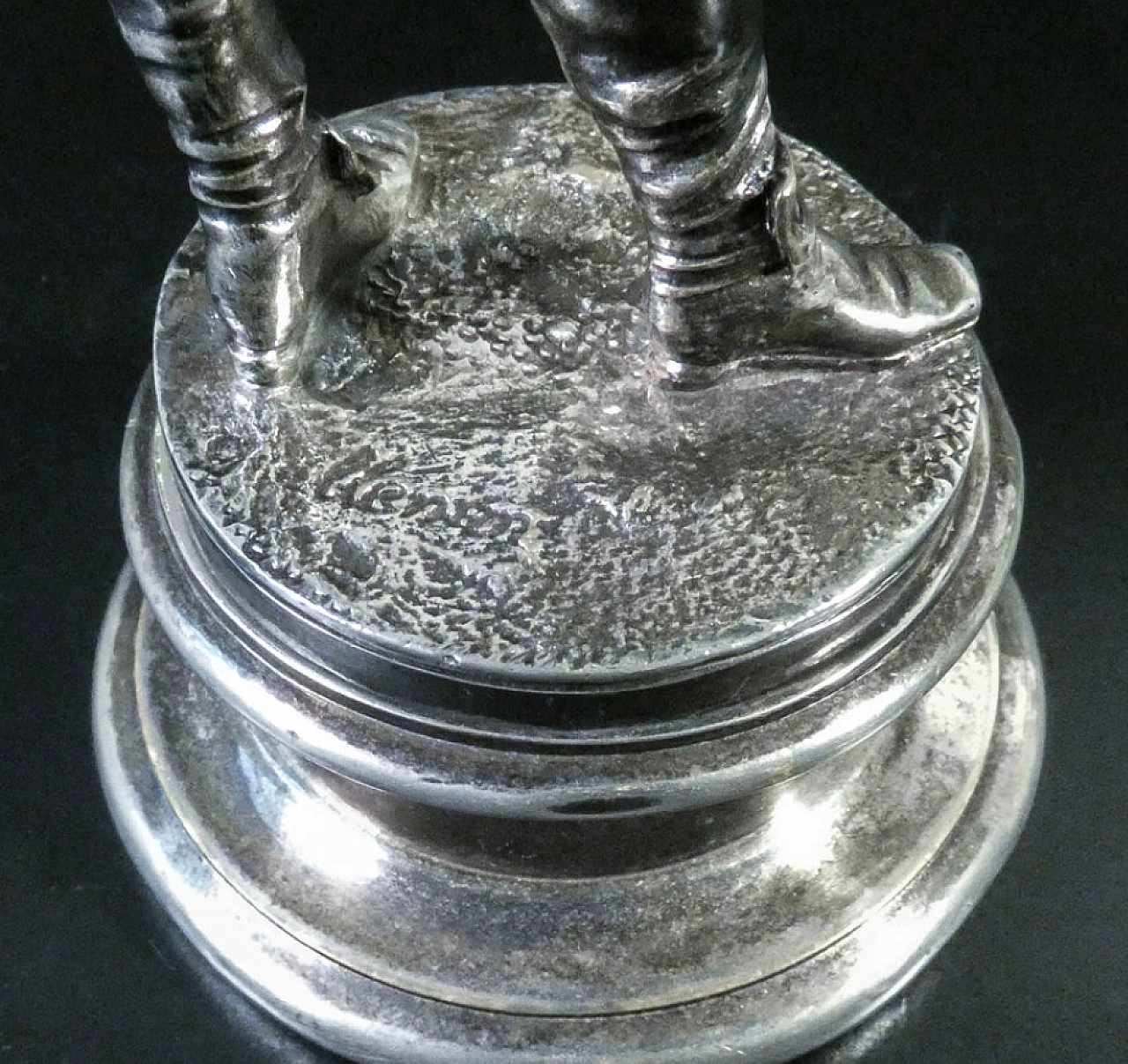 Players, pair of sheffield sculptures by Emile Guillemin, 19th century 7