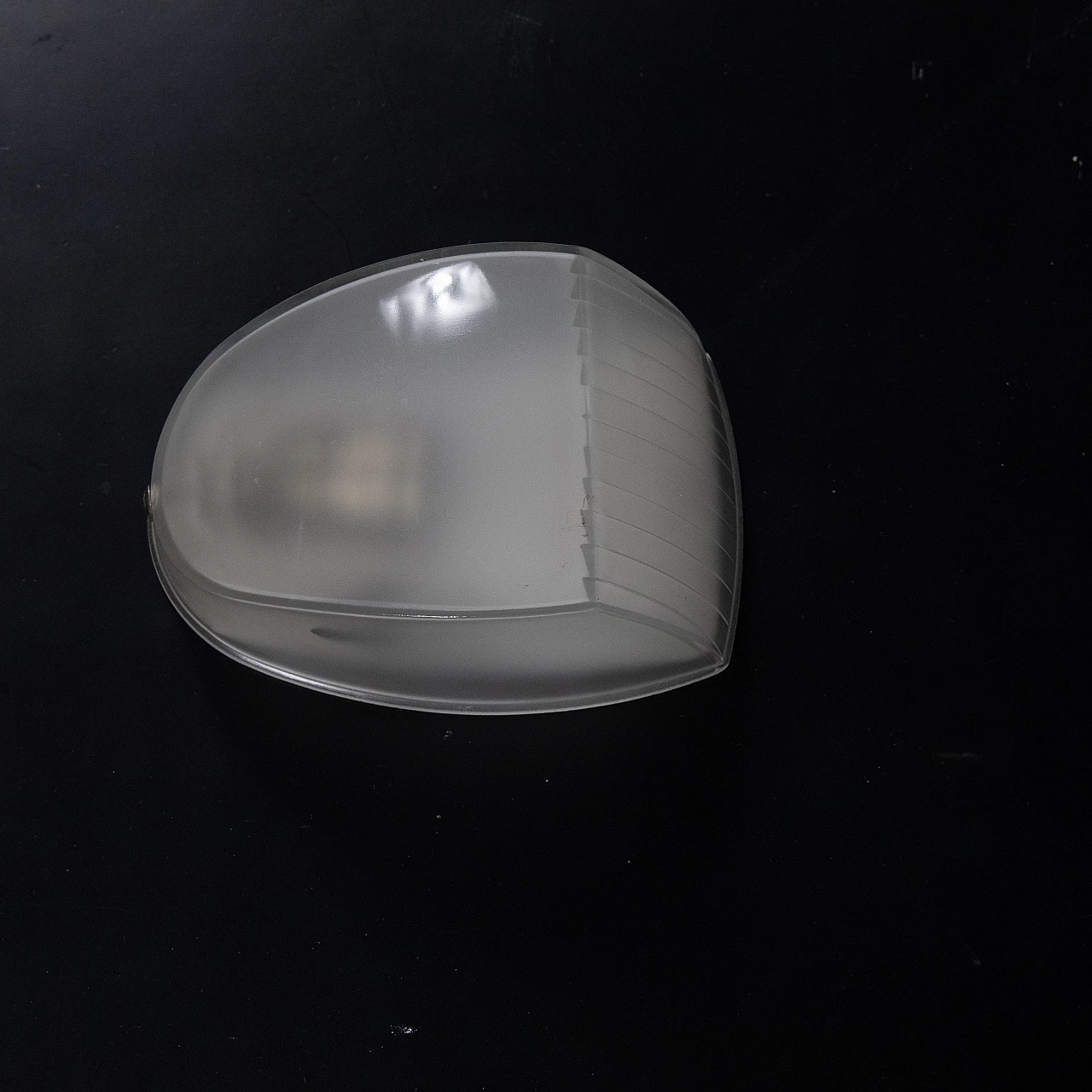 18 Metal and moulded glass wall lamps, 1970s 4