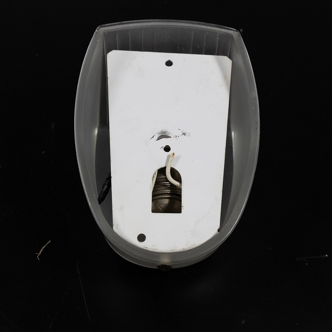 18 Metal and moulded glass wall lamps, 1970s 6