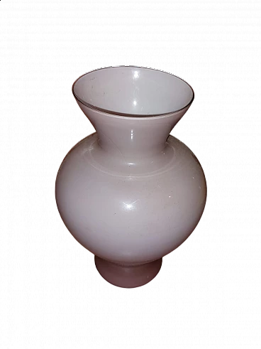 Beige Murano glass vase by Ca' Dei Vetrai, 1960s
