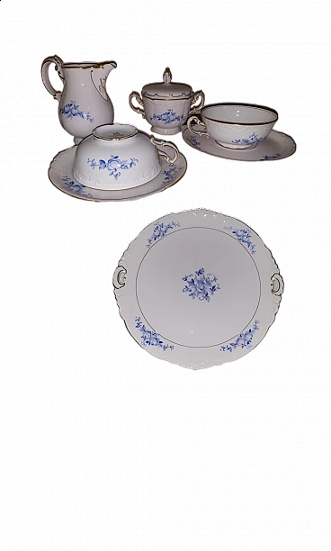 Porcelain tea service by Königl. pr. Tettau, 1950s